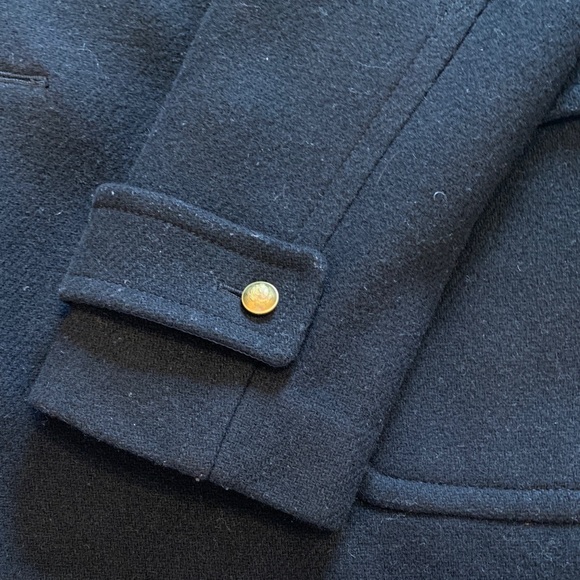 J. Crew Navy Coat with Gold Buttons (2010’s) - Picture 14 of 16